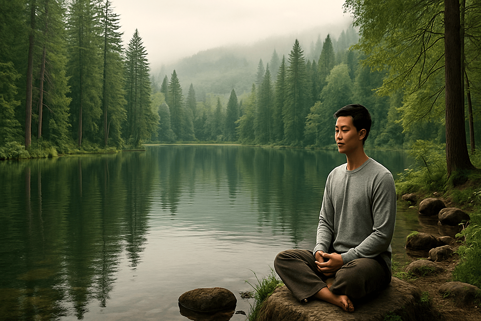 meditacion-sentado-naturaleza-serena