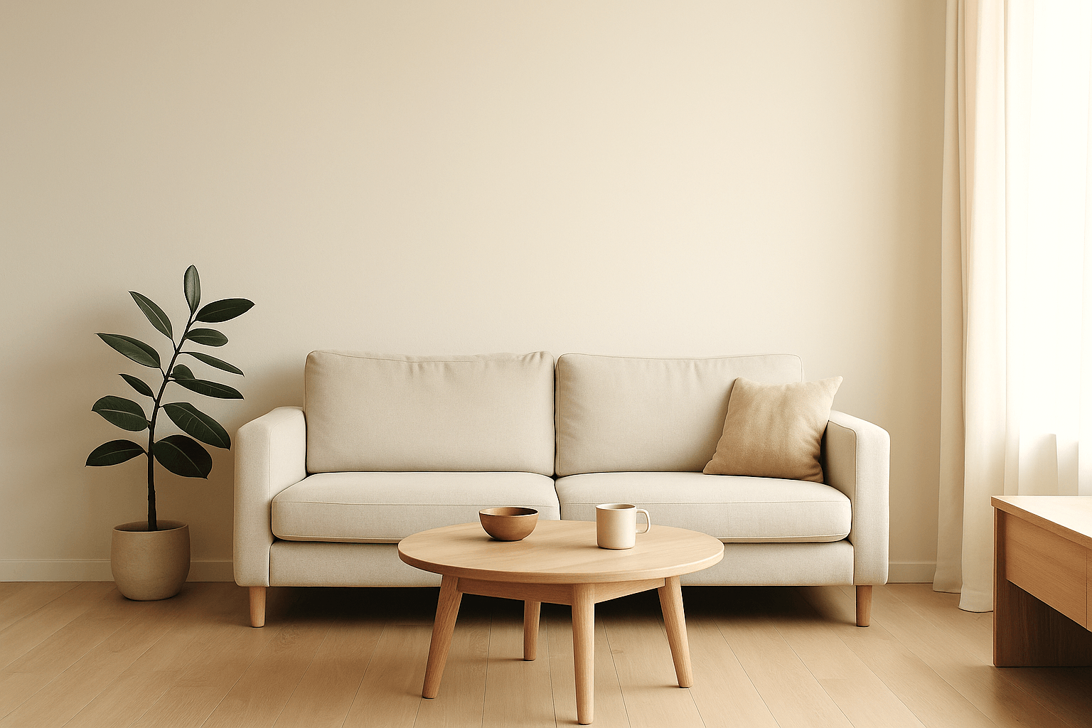 minimalismo y simplicidad espacio armonioso